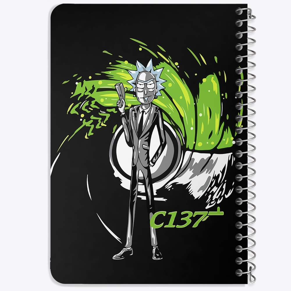 دفتر لیست خرید 50 برگ خندالو طرح انیمیشن ریک و مورتی Rick and Mort کد 26400