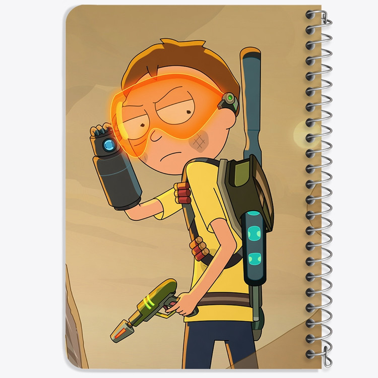دفتر لیست خرید 50 برگ خندالو طرح انیمیشن ریک و مورتی Rick and Mort کد 26398