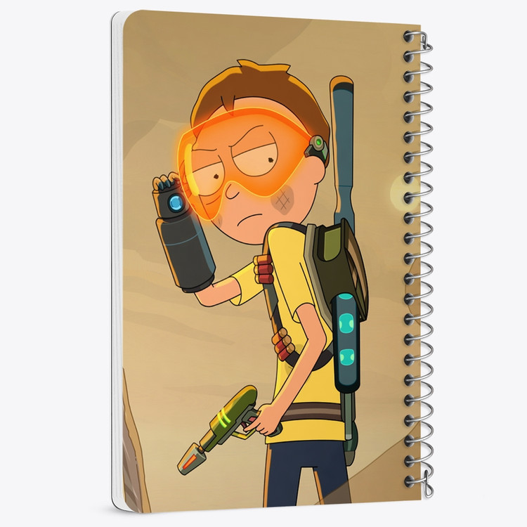 دفتر لیست خرید 50 برگ خندالو طرح انیمیشن ریک و مورتی Rick and Mort کد 26398