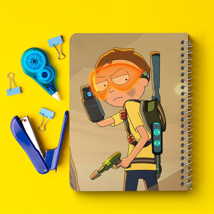 دفتر لیست خرید 50 برگ خندالو طرح انیمیشن ریک و مورتی Rick and Mort کد 26398