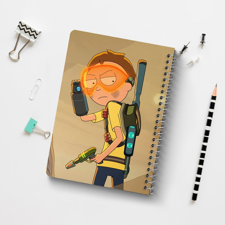دفتر لیست خرید 50 برگ خندالو طرح انیمیشن ریک و مورتی Rick and Mort کد 26398