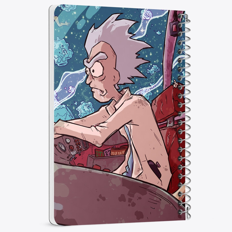 دفتر لیست خرید 50 برگ خندالو طرح انیمیشن ریک و مورتی Rick and Mort کد 26393