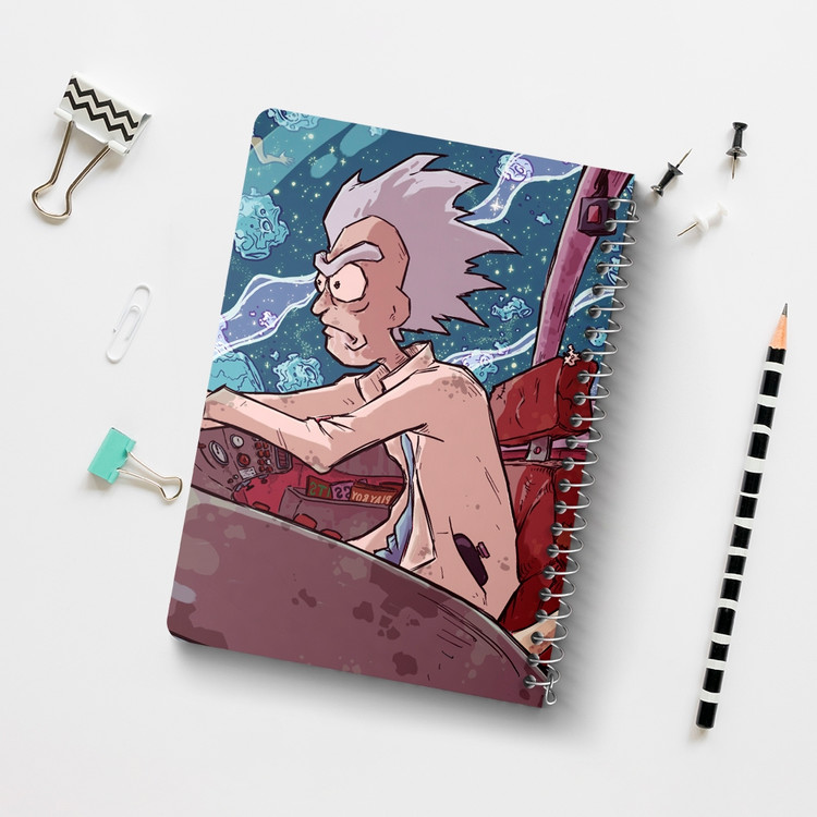 دفتر لیست خرید 50 برگ خندالو طرح انیمیشن ریک و مورتی Rick and Mort کد 26393