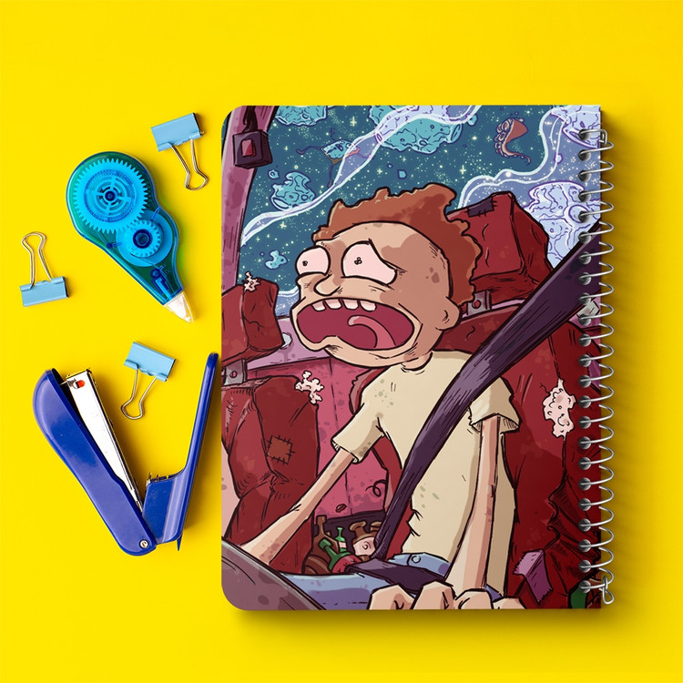 دفتر لیست خرید 50 برگ خندالو طرح انیمیشن ریک و مورتی Rick and Mort کد 26392