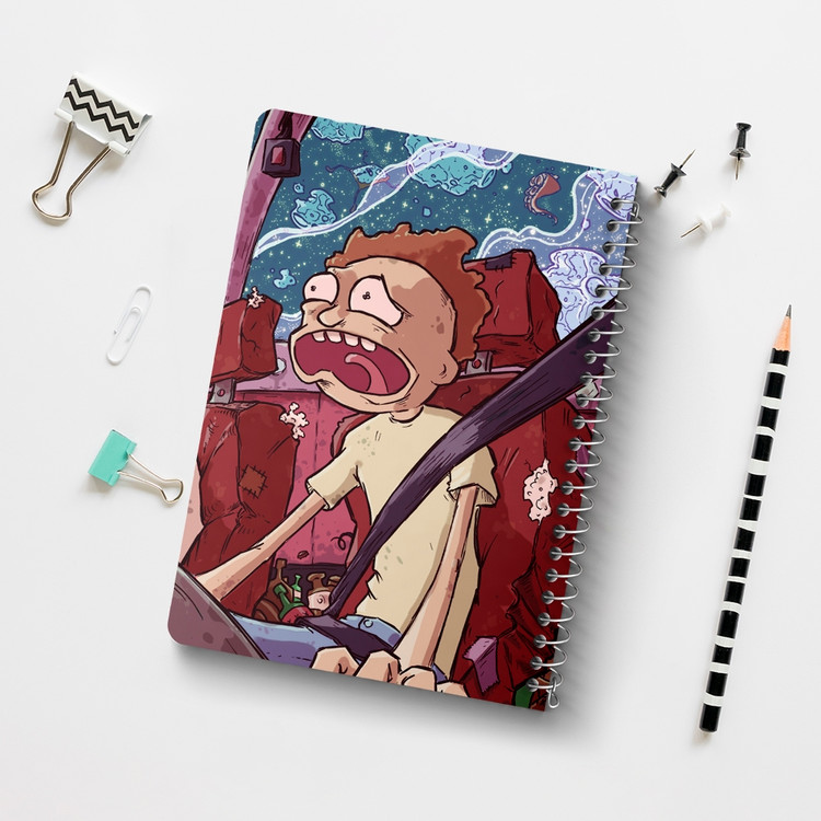 دفتر لیست خرید 50 برگ خندالو طرح انیمیشن ریک و مورتی Rick and Mort کد 26392