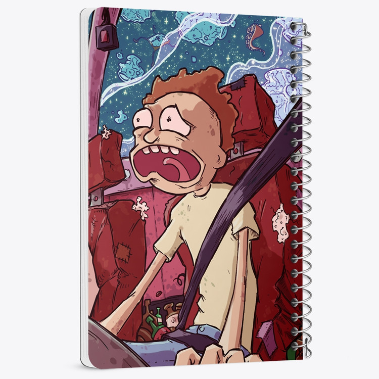 دفتر لیست خرید 50 برگ خندالو طرح انیمیشن ریک و مورتی Rick and Mort کد 26392