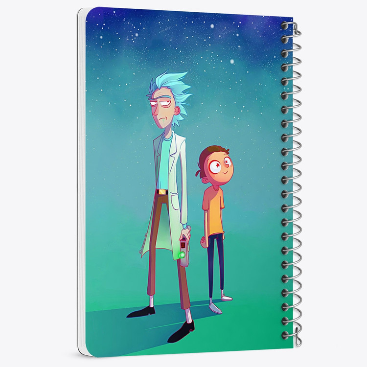 دفتر لیست خرید 50 برگ خندالو طرح انیمیشن ریک و مورتی Rick and Mort کد 26390