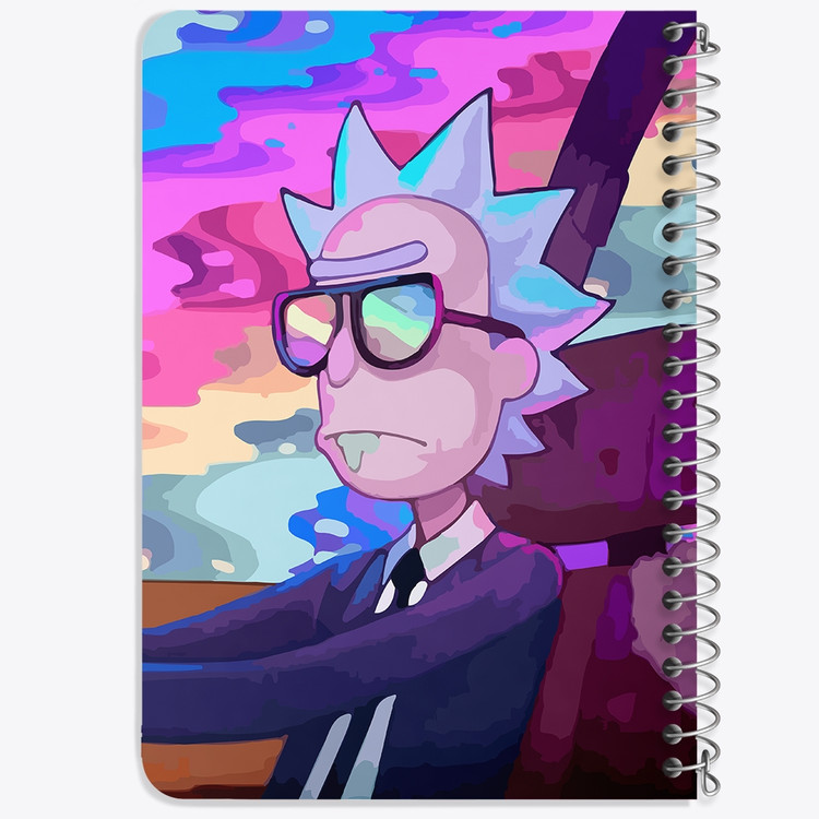 دفتر لیست خرید 50 برگ خندالو طرح انیمیشن ریک و مورتی Rick and Mort کد 26389
