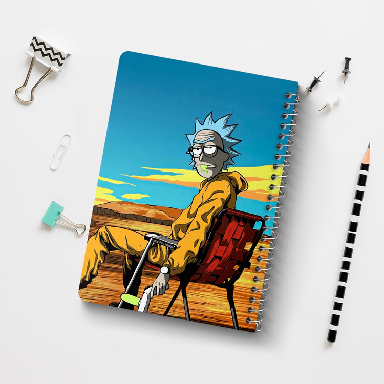 دفتر لیست خرید 50 برگ خندالو طرح انیمیشن ریک و مورتی Rick and Mort کد 26383