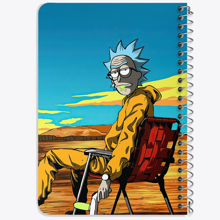 دفتر لیست خرید 50 برگ خندالو طرح انیمیشن ریک و مورتی Rick and Mort کد 26383
