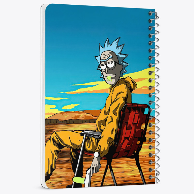 دفتر لیست خرید 50 برگ خندالو طرح انیمیشن ریک و مورتی Rick and Mort کد 26383