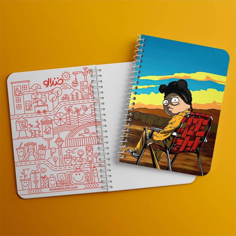 دفتر لیست خرید 50 برگ خندالو طرح انیمیشن ریک و مورتی Rick and Mort کد 26382