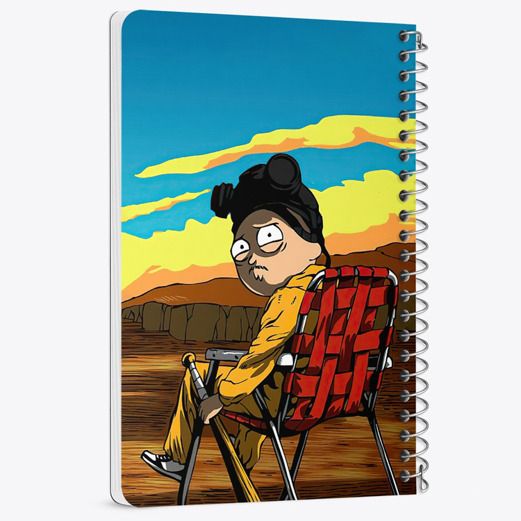 دفتر لیست خرید 50 برگ خندالو طرح انیمیشن ریک و مورتی Rick and Mort کد 26382