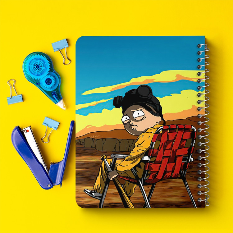 دفتر لیست خرید 50 برگ خندالو طرح انیمیشن ریک و مورتی Rick and Mort کد 26382