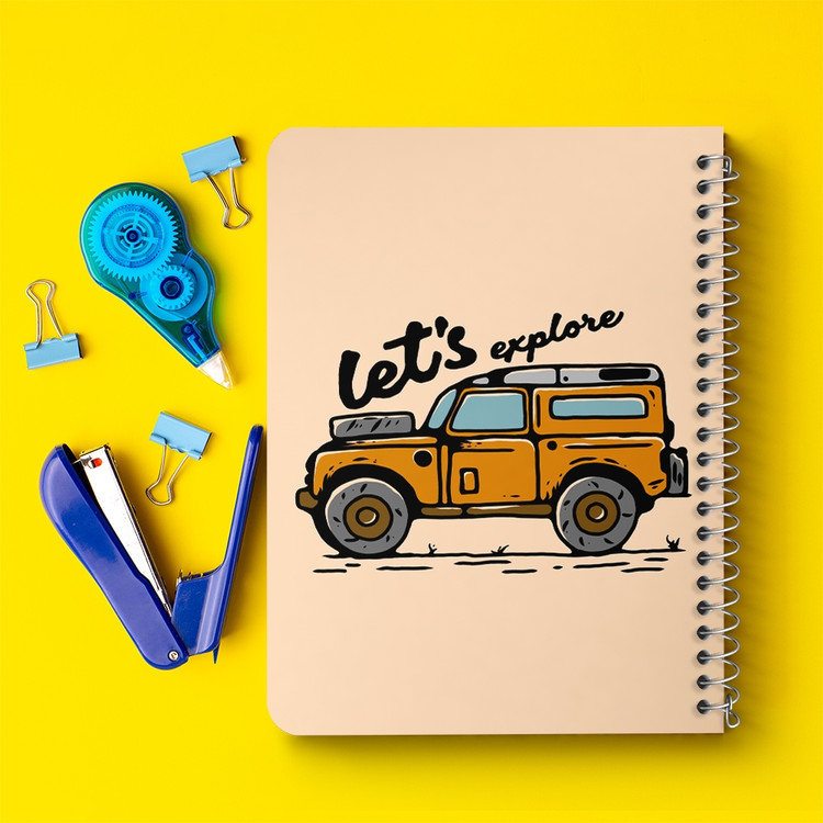 دفتر لیست خرید 50 برگ خندالو طرح آفرود Off Road کد 26316