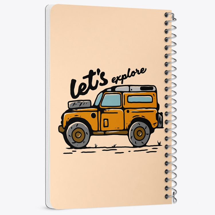 دفتر لیست خرید 50 برگ خندالو طرح آفرود Off Road کد 26316