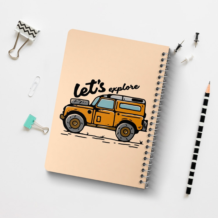 دفتر لیست خرید 50 برگ خندالو طرح آفرود Off Road کد 26316