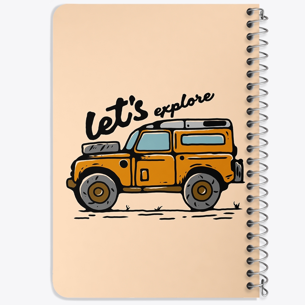 دفتر لیست خرید 50 برگ خندالو طرح آفرود Off Road کد 26316