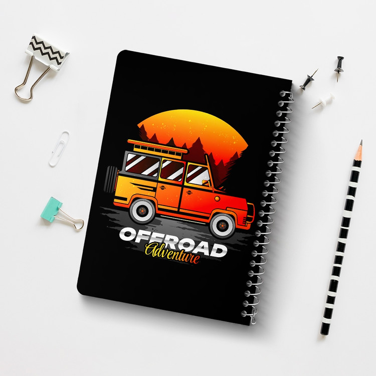 دفتر لیست خرید 50 برگ خندالو طرح آفرود Off Road کد 26312