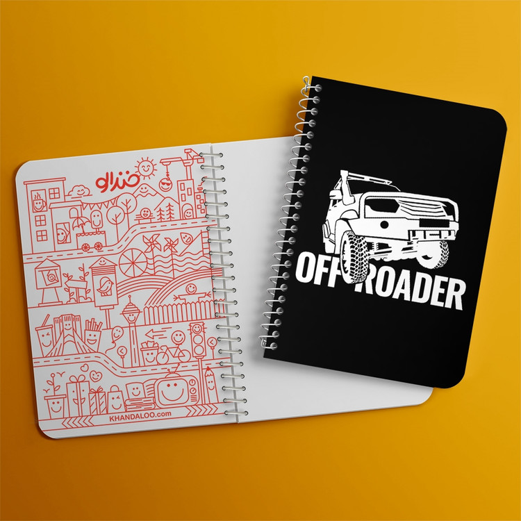 دفتر لیست خرید 50 برگ خندالو طرح آفرود Off Road کد 26311