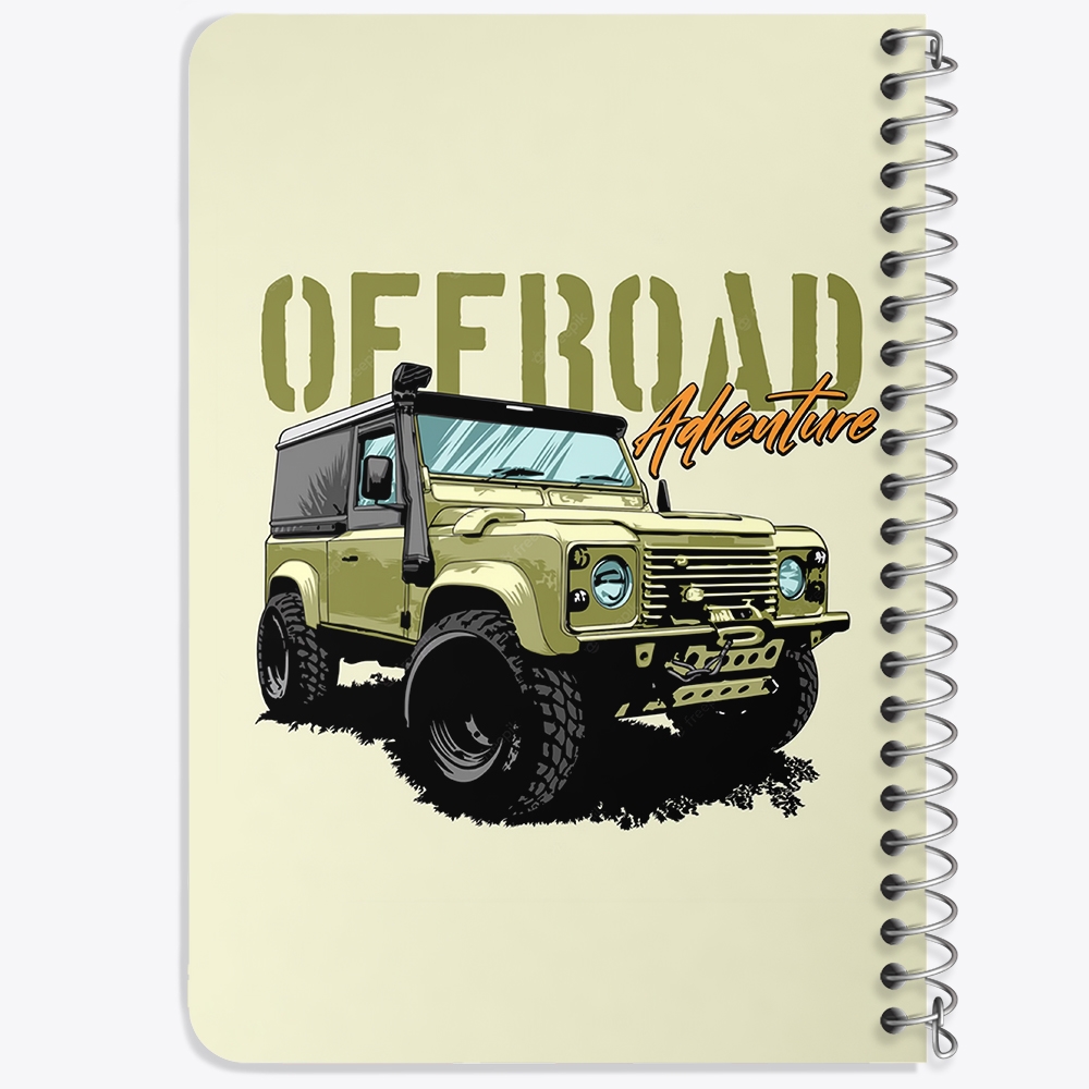 دفتر لیست خرید 50 برگ خندالو طرح آفرود Off Road کد 26307