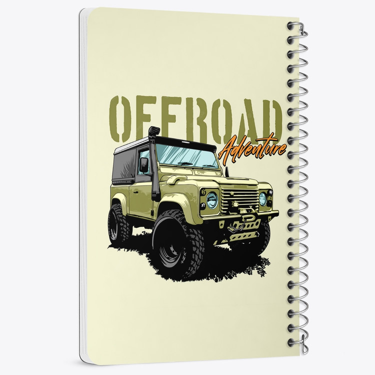 دفتر لیست خرید 50 برگ خندالو طرح آفرود Off Road کد 26307