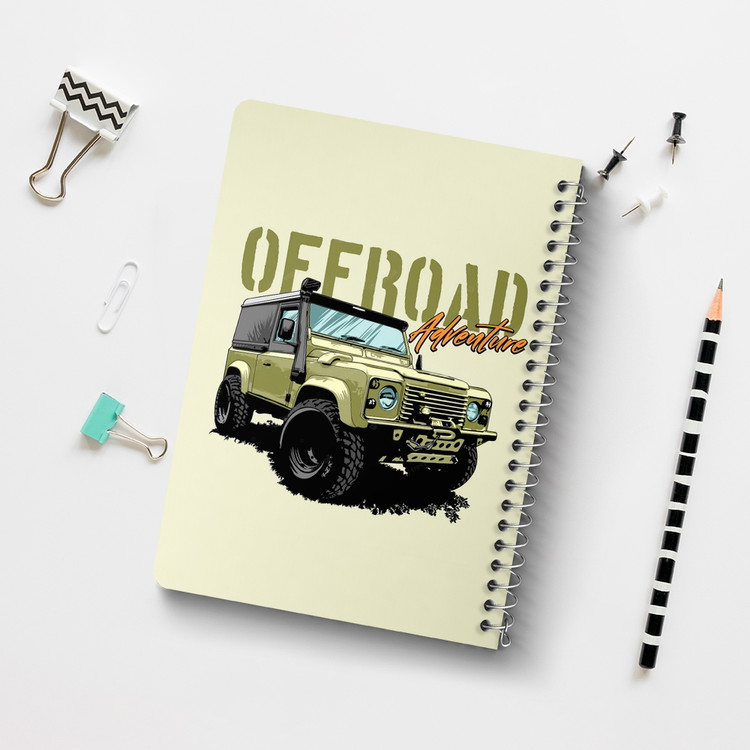 دفتر لیست خرید 50 برگ خندالو طرح آفرود Off Road کد 26307