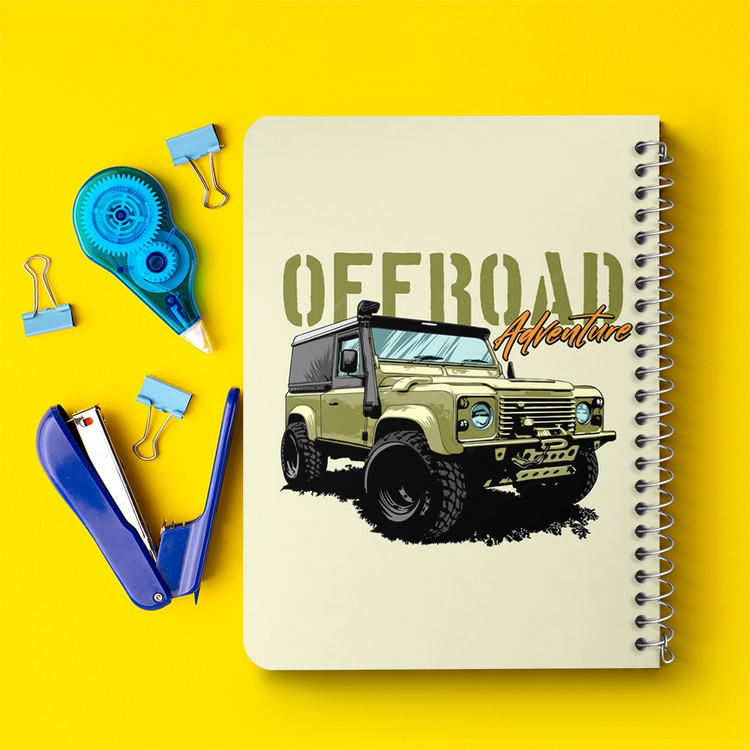 دفتر لیست خرید 50 برگ خندالو طرح آفرود Off Road کد 26307