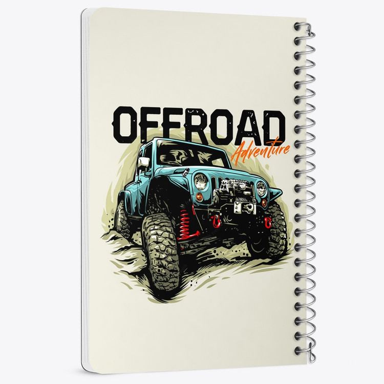 دفتر لیست خرید 50 برگ خندالو طرح آفرود Off Road کد 26306