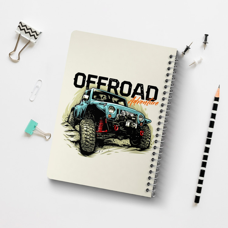 دفتر لیست خرید 50 برگ خندالو طرح آفرود Off Road کد 26306