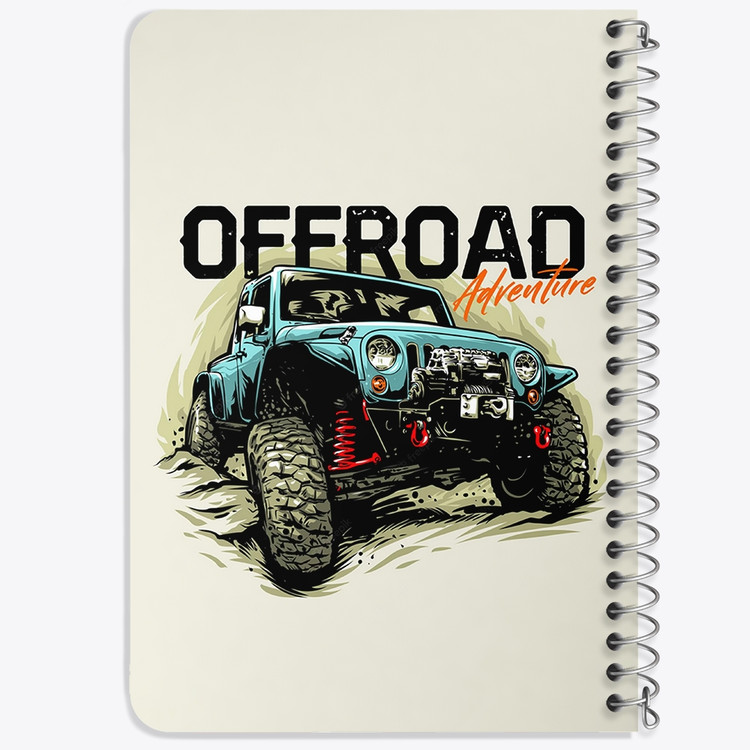 دفتر لیست خرید 50 برگ خندالو طرح آفرود Off Road کد 26306