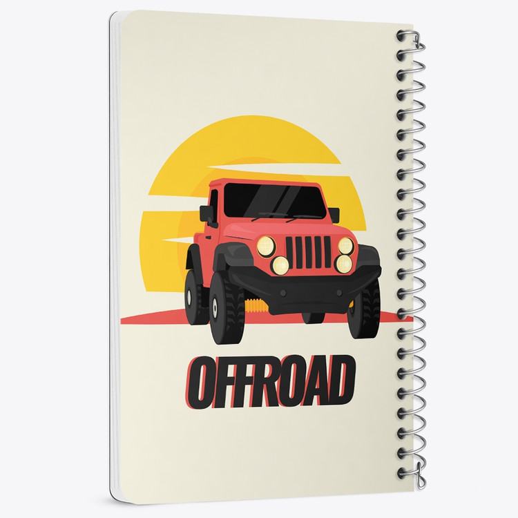 دفتر لیست خرید 50 برگ خندالو طرح آفرود Off Road کد 26299