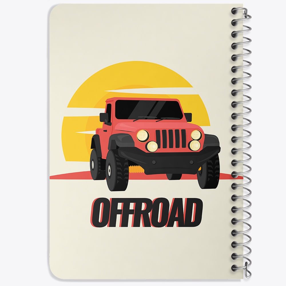 دفتر لیست خرید 50 برگ خندالو طرح آفرود Off Road کد 26299