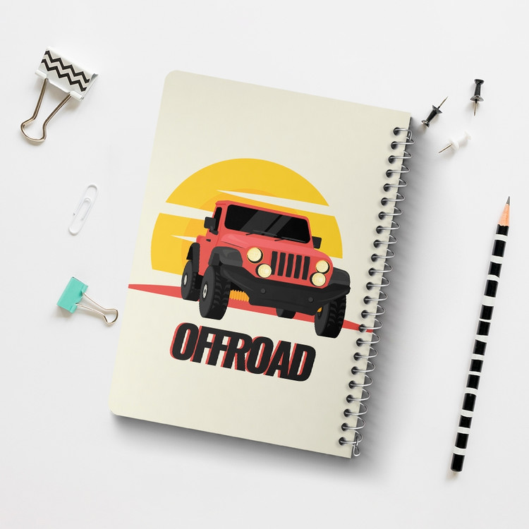 دفتر لیست خرید 50 برگ خندالو طرح آفرود Off Road کد 26299