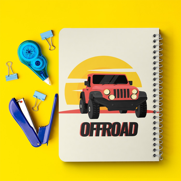 دفتر لیست خرید 50 برگ خندالو طرح آفرود Off Road کد 26299