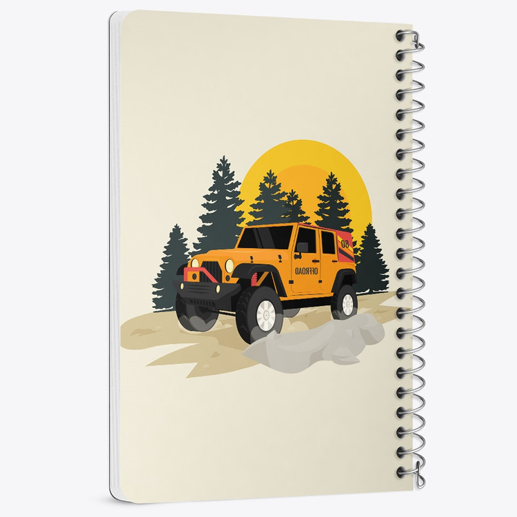 دفتر لیست خرید 50 برگ خندالو طرح آفرود Off Road کد 26296