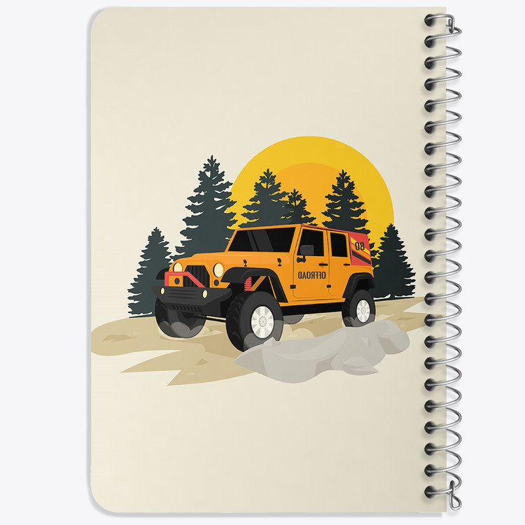 دفتر لیست خرید 50 برگ خندالو طرح آفرود Off Road کد 26296