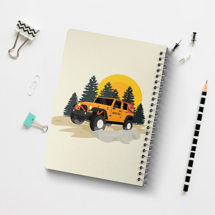 دفتر لیست خرید 50 برگ خندالو طرح آفرود Off Road کد 26296