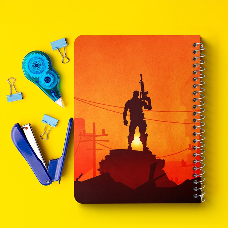 دفتر لیست خرید 50 برگ خندالو طرح بازی فورتنایت Fortnite کد 26287