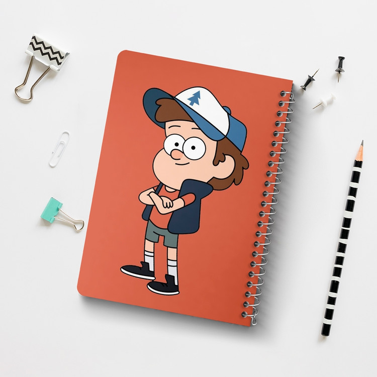 دفتر لیست خرید 50 برگ خندالو طرح دیپر انیمیشن آبشار جاذبه Gravity Falls کد 26082