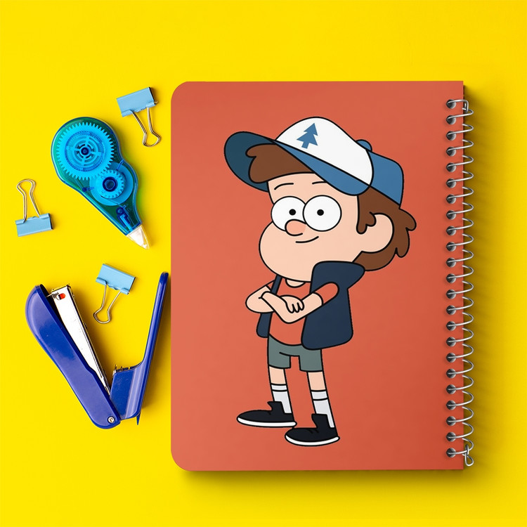 دفتر لیست خرید 50 برگ خندالو طرح دیپر انیمیشن آبشار جاذبه Gravity Falls کد 26082