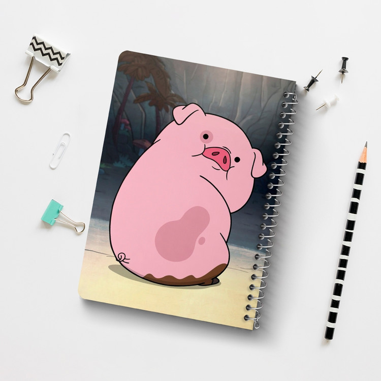 دفتر لیست خرید 50 برگ خندالو طرح وادلز انیمیشن آبشار جاذبه Gravity Falls کد 26080