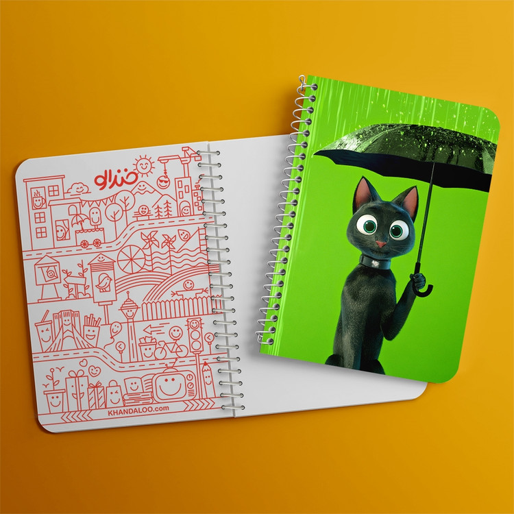 دفتر لیست خرید 50 برگ خندالو طرح انیمیشن شانس لاک Luck کد 26038