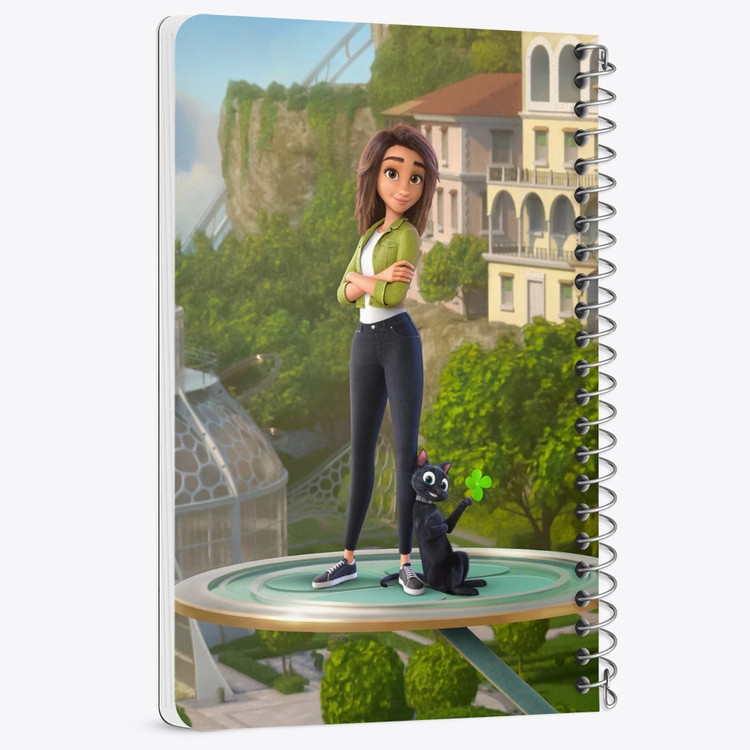 دفتر لیست خرید 50 برگ خندالو طرح انیمیشن شانس لاک Luck کد 26035