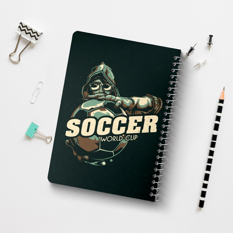 دفتر لیست خرید 50 برگ خندالو طرح فوتبال Football کد 25979
