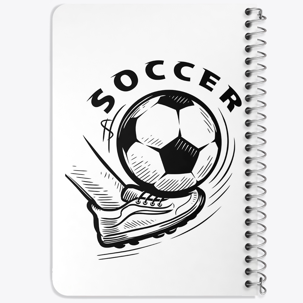 دفتر لیست خرید 50 برگ خندالو طرح فوتبال Football کد 25956