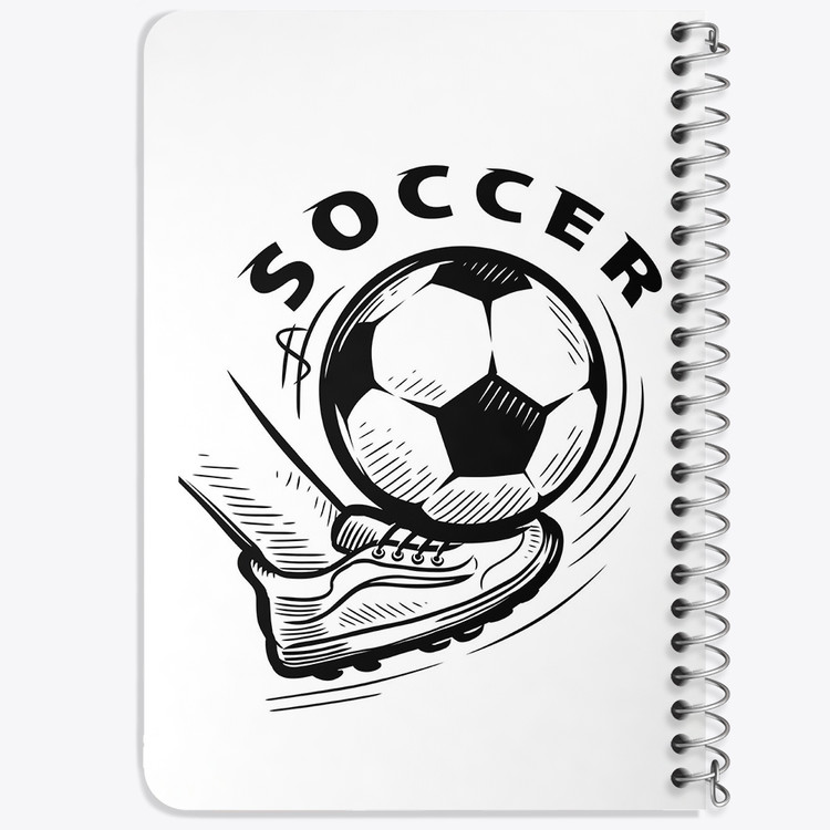 دفتر لیست خرید 50 برگ خندالو طرح فوتبال Football کد 25956