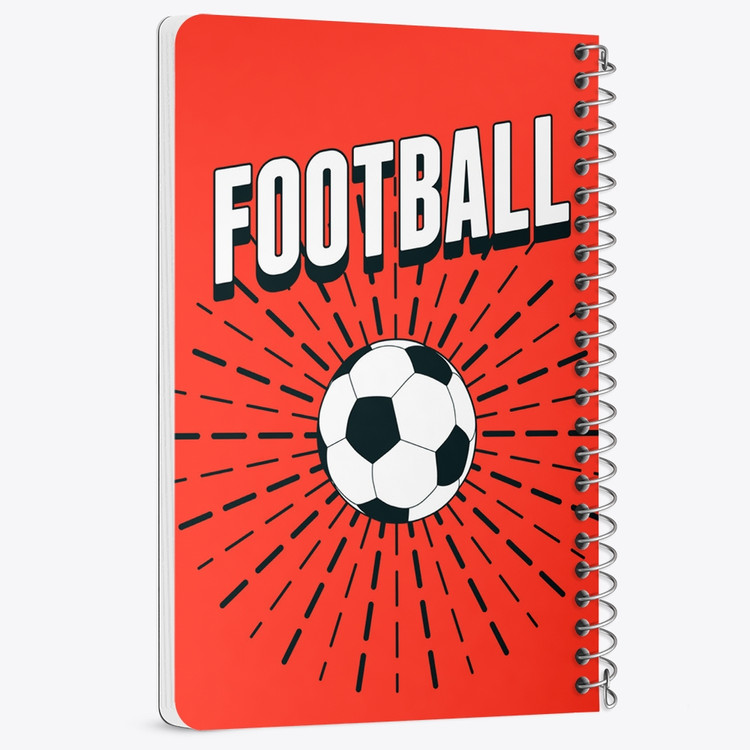 دفتر لیست خرید 50 برگ خندالو طرح فوتبال Football کد 25941