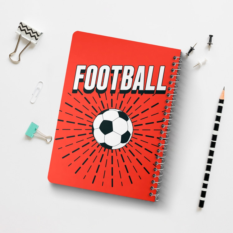 دفتر لیست خرید 50 برگ خندالو طرح فوتبال Football کد 25941