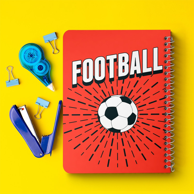 دفتر لیست خرید 50 برگ خندالو طرح فوتبال Football کد 25941